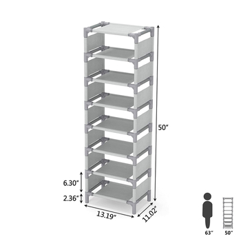 Tehase otsene piiriülene kuummüük 8-kihiline mittekootud tolmukindel hoiuriiul kingariiul
