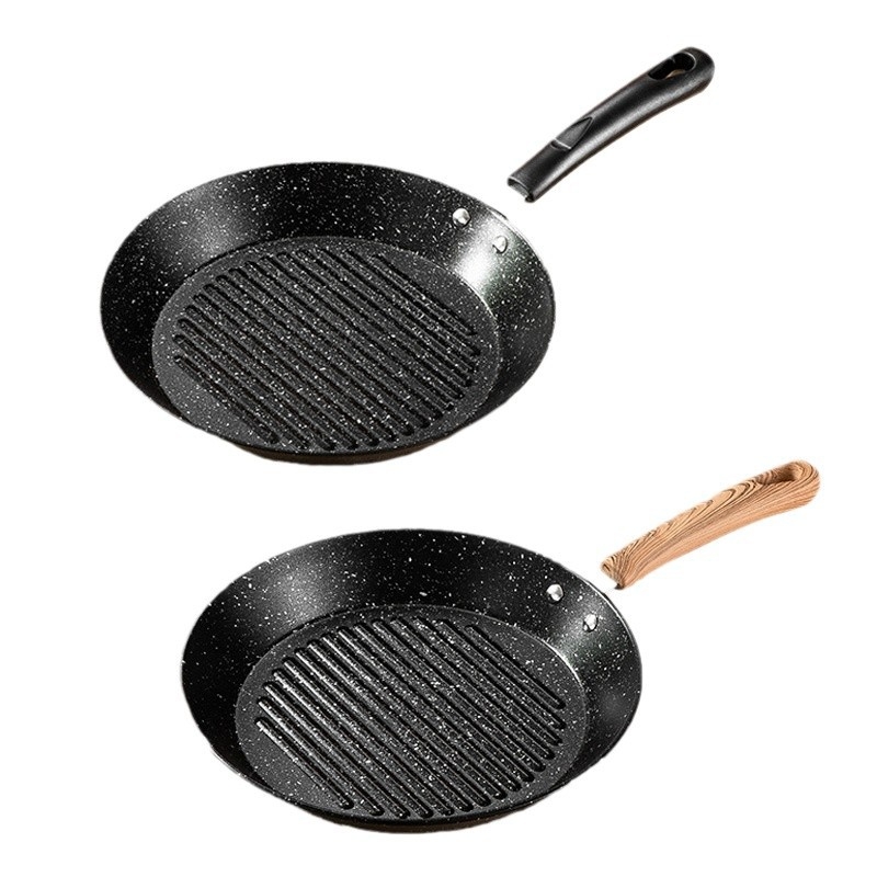 Maifan kivist poorne praepann muna praepann multifunktsionaalne lameda põhjaga mittenakkuva panniga pliit universaalne hommikusöögi muna praepann hulgimüük