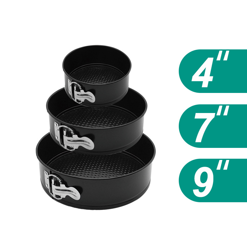 Amazon tapadásmentes zárlemez készlet kerek tortalap háztartási sütőforma konyhai sütő sütőtálca