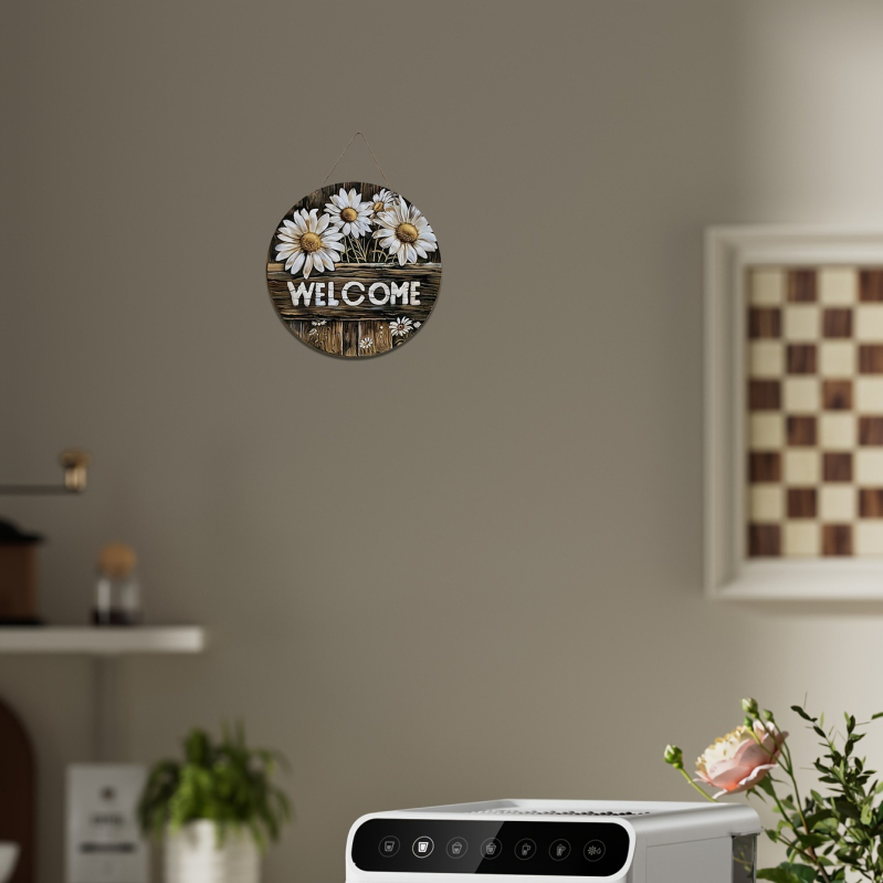 Határokon átnyúló temu új otthoni dekoráció tavaszi százszorszép üdvözlő fa logó kreatív dekorációs kártya