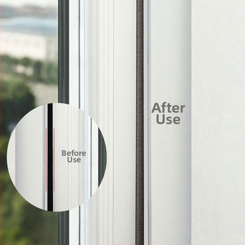 Ukse- ja aknavahe tihendusriba majapidamises isekleepuv talvine helikindel uksevahe tuulekindel riba kapi lükandukse tihendusriba