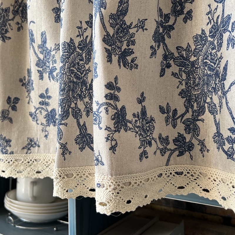 Gamyklinė kaina, tarpvalstybinė amerikietiška pusinė užuolaida, trumpa užuolaida, maža užuolaida, durų užuolaida, šiaurietiška virtuvės pertvara, baigta el. prekyba, europietiška užuolaida