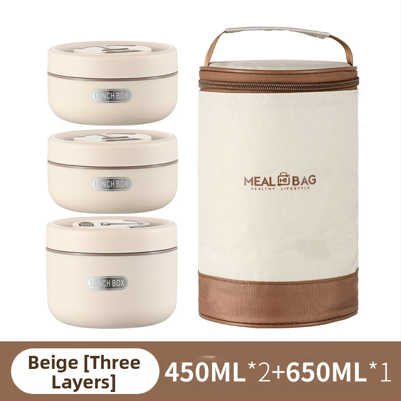 Élelmiszeripari minőségű kétrétegű ebéddoboz irodai dolgozóknak, elválasztott többrétegű általános iskolásoknak, 304-es rozsdamentes acél ebéddoboz nagykereskedelem