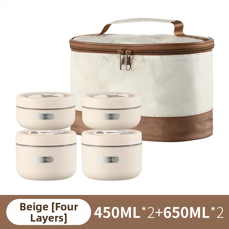 Élelmiszeripari minőségű kétrétegű ebéddoboz irodai dolgozóknak, elválasztott többrétegű általános iskolásoknak, 304-es rozsdamentes acél ebéddoboz nagykereskedelem