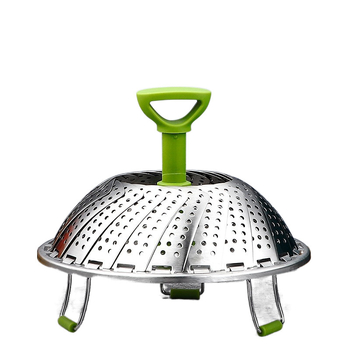 Jauna stila sabiezināta nerūsējošā tērauda tvaikoņa turētājs mājsaimniecības daudzfunkcionāls teleskopisks virtuves tvaicētais maizes tvaikonis vienslāņu locīšanai