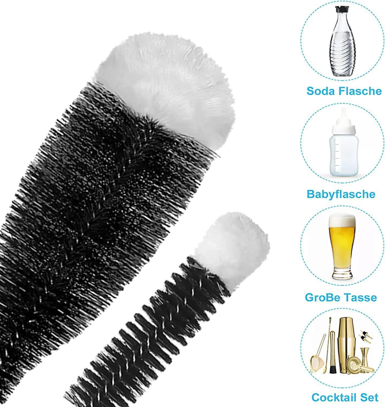 Βούρτσα μπουκαλιών 12 τεμαχίων Βούρτσα καθαρισμού μπουκαλιών Βούρτσα μπουκαλιών σόδας Βούρτσα σωλήνα Μπουκάλι σόδας Βούρτσα μπουκαλιών πόσιμου νερού