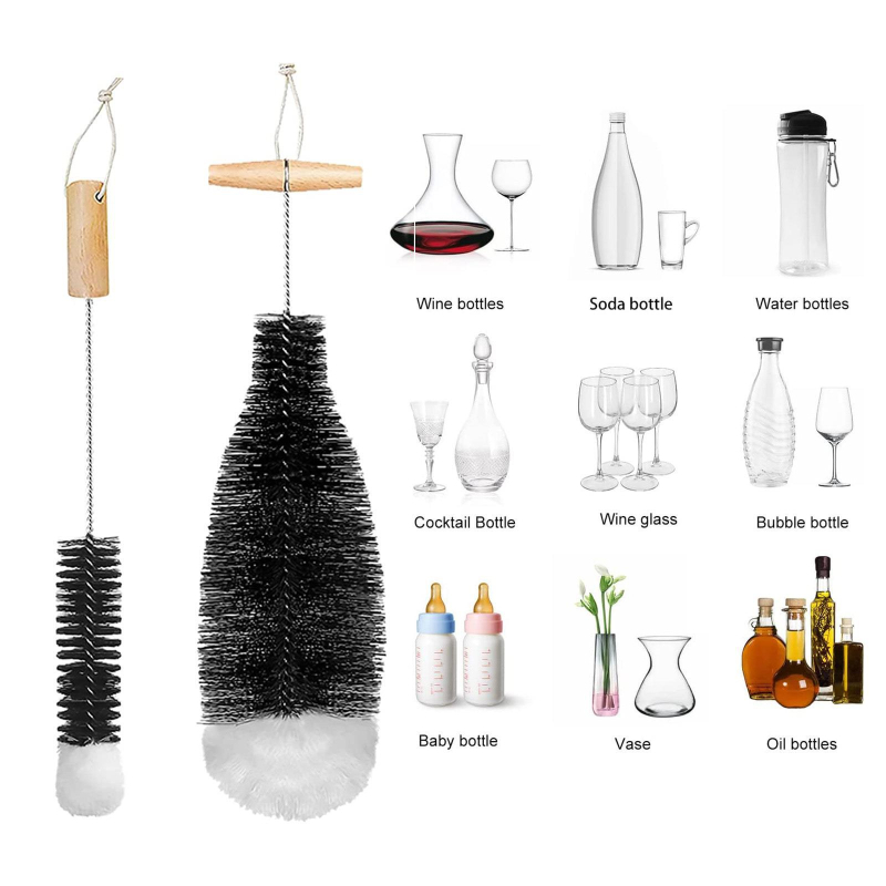 Βούρτσα μπουκαλιών 12 τεμαχίων Βούρτσα καθαρισμού μπουκαλιών Βούρτσα μπουκαλιών σόδας Βούρτσα σωλήνα Μπουκάλι σόδας Βούρτσα μπουκαλιών πόσιμου νερού