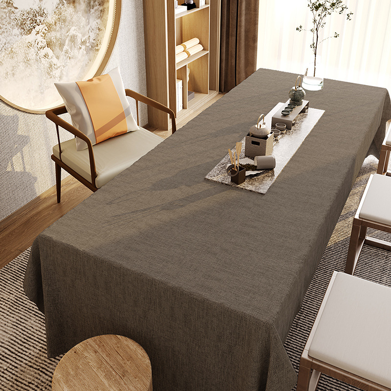 Veekindel puuvillast ja linasest laudlina, tekstuuriga kangast teelaud, zen-laudlina, hiina stiilis laud, kohvilaud, õlikindel, lausvärvi, vintage