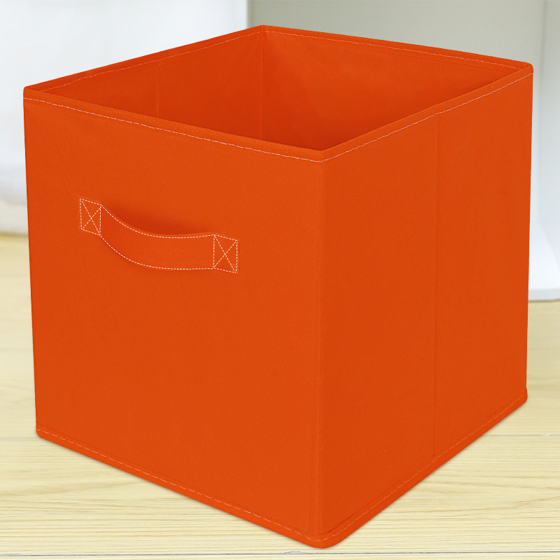 Amazon ακάλυπτο τετράγωνο κουτί αποθήκευσης υφασμάτινο κουτί αποθήκευσης πτυσσόμενο κουτί αποθήκευσης ρούχων ντουλάπα κουτί φινιρίσματος χονδρικής