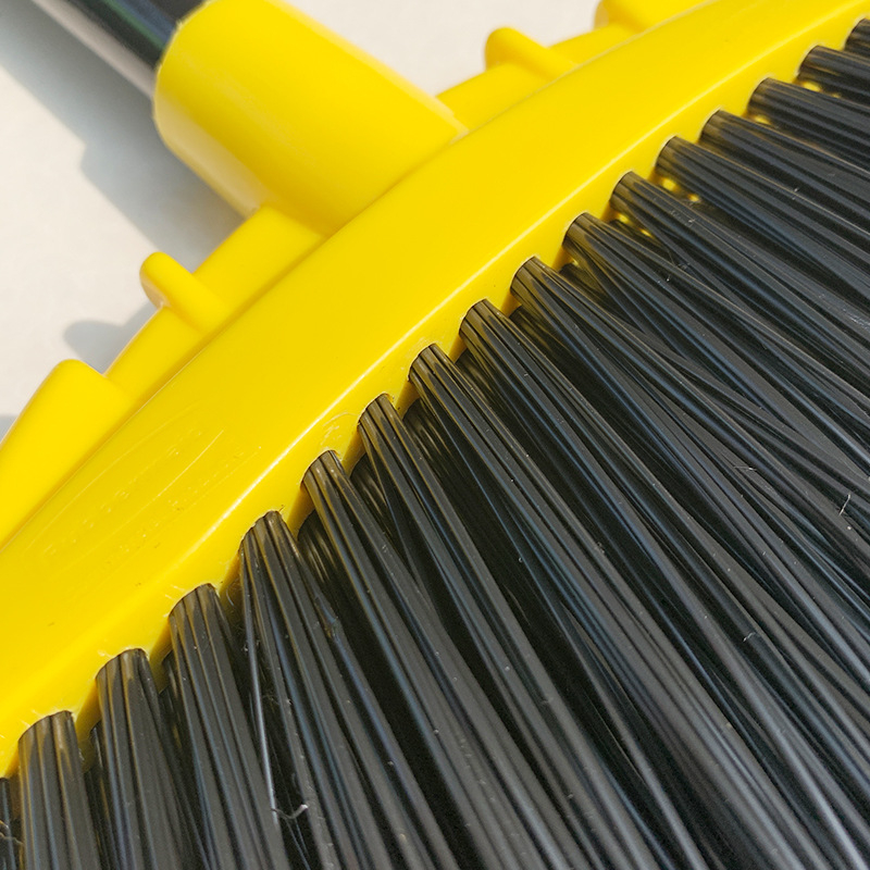 „Rubbermaid“ šluota, plastikinė ilgakotė plaukų šluota, skirta lauko sąlygoms, atspari vėjui, šiukšlių semtuvėlis, patvari