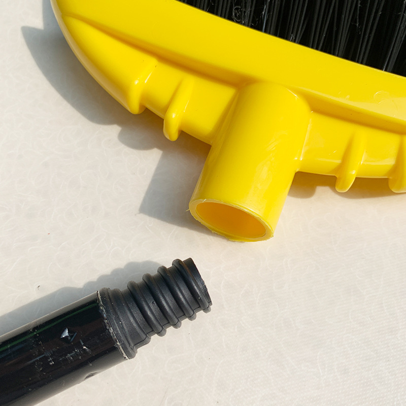 „Rubbermaid“ šluota, plastikinė ilgakotė plaukų šluota, skirta lauko sąlygoms, atspari vėjui, šiukšlių semtuvėlis, patvari