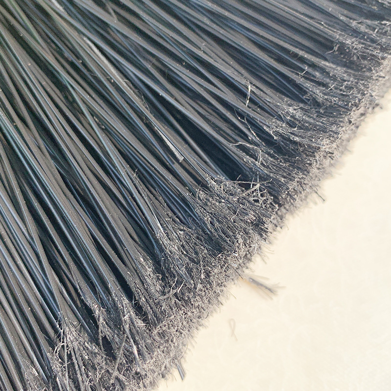 „Rubbermaid“ šluota, plastikinė ilgakotė plaukų šluota, skirta lauko sąlygoms, atspari vėjui, šiukšlių semtuvėlis, patvari