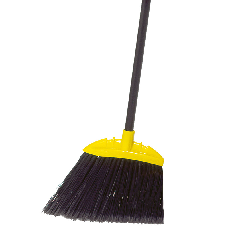 „Rubbermaid“ šluota, plastikinė ilgakotė plaukų šluota, skirta lauko sąlygoms, atspari vėjui, šiukšlių semtuvėlis, patvari