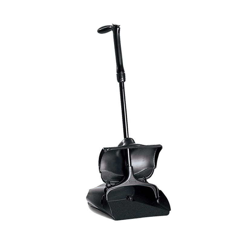 „Rubbermaid“ šluota, plastikinė ilgakotė plaukų šluota, skirta lauko sąlygoms, atspari vėjui, šiukšlių semtuvėlis, patvari