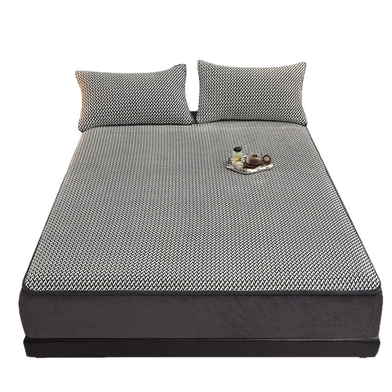 2025. aasta talvine paksendatud soe A-klassi piimast sametist voodipesu, sobib alasti magamiseks, ülipehme beebi sametist voodikate, libisemiskindel voodikate