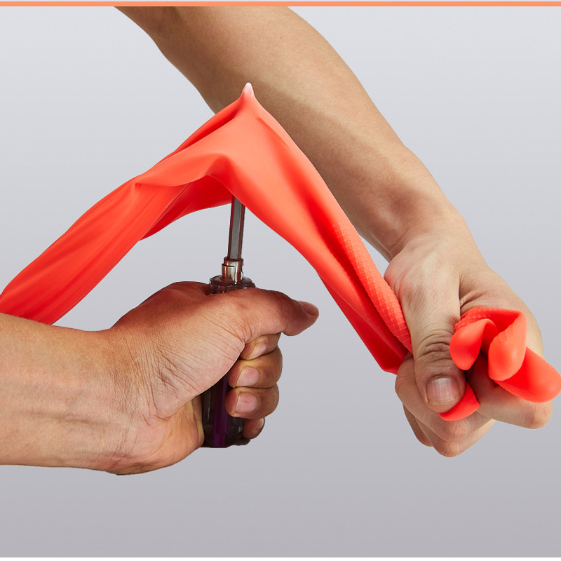 Originalios prekės, atitraukiamos, pailgintos latekso pirštinės, guminės jautienos sausgyslės, sustorintos, atsparios dilimui, buitinės virtuvės valymo, indų plovimo priemonės