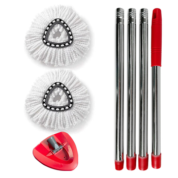 Βούρτσα δαπέδου αντικατάστασης κεφαλής σφουγγαρίστρας τριγώνου διασυνοριακής χρήσης Βούρτσα πλακιδίων δαπέδου οικιακής χρήσης Αξεσουάρ σφουγγαρίστρας Βούρτσα καθαρισμού περιστρεφόμενη κεφαλή σφουγγαρίστρας