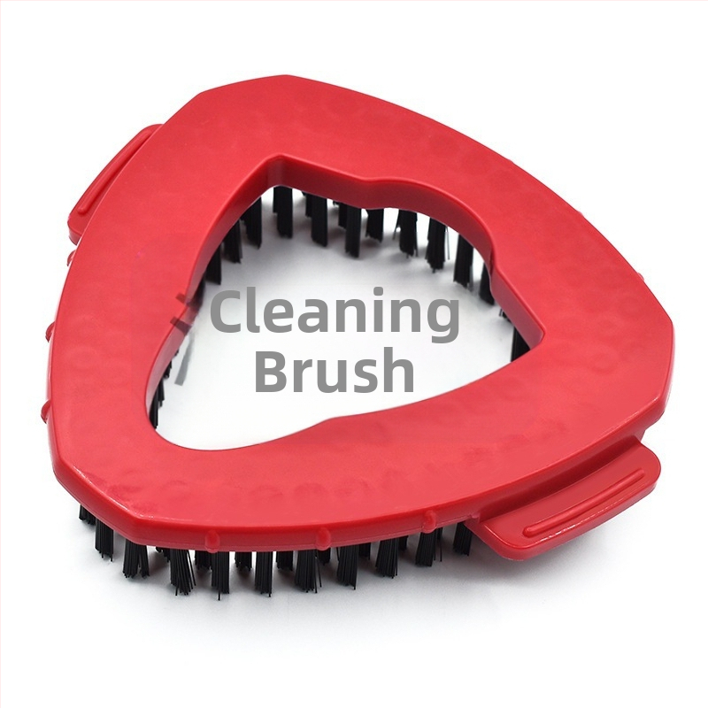 Határokon átnyúló háromszög alakú felmosófej csere padlókefe háztartási padlólap kefe felmosó tartozékok tisztítókefe forgó felmosófej