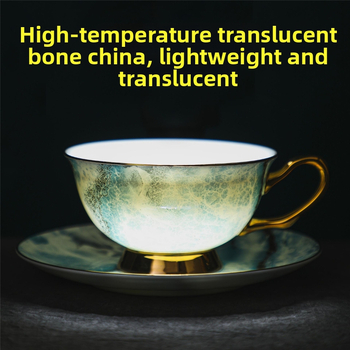 Luust Hiina kohvitass, kerge luksuslik peen keraamiline luksuslik majapidamistassi ja alustassikomplekt, disainiga Sense Niche Cup pärastlõunatee komplekt