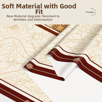 Τραπεζομάντιλο τραπεζαρίας αμερικανικού στιλ αδιάβροχο, ανθεκτικό στο λάδι, μίας χρήσης, αντι-καίγοντας τραπεζομάντιλο PVC, πολυτελές, υψηλής ποιότητας τραπεζάκι σαλονιού, προστατευτικό χαλάκι επιφάνειας εργασίας