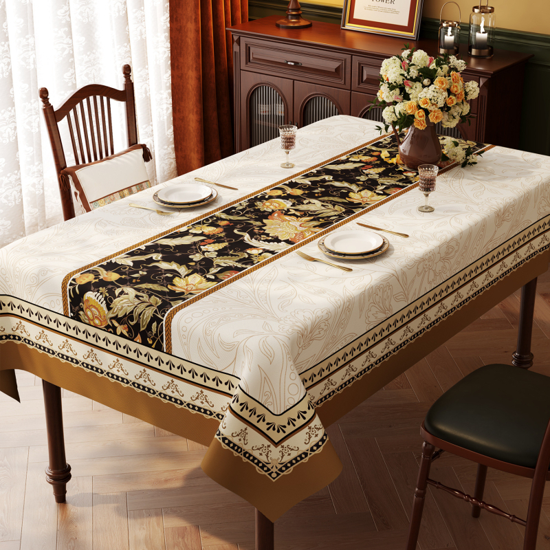 Amerikai stílusú étkezőasztal terítő, vízálló, olajálló, eldobható, forrázásgátló PVC asztalszőnyeg, könnyű, luxus, csúcskategóriás dohányzóasztal asztali védőszőnyeg