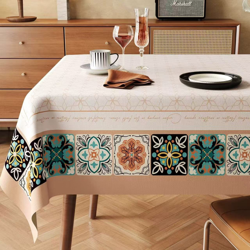 Amerikai stílusú étkezőasztal terítő, vízálló, olajálló, eldobható, forrázásgátló PVC asztalszőnyeg, könnyű, luxus, csúcskategóriás dohányzóasztal asztali védőszőnyeg