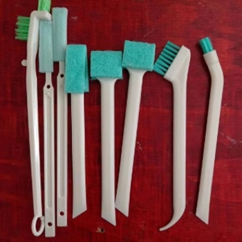 [Set de 8 piese] perie pentru pahare, perie pentru sticlă de lapte, perie pentru slotul cardului, perie potrivită pentru curățarea fierbătorului, curățarea chiuvetei