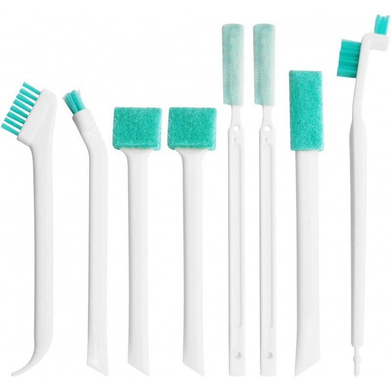 [Set de 8 piese] perie pentru pahare, perie pentru sticlă de lapte, perie pentru slotul cardului, perie potrivită pentru curățarea fierbătorului, curățarea chiuvetei