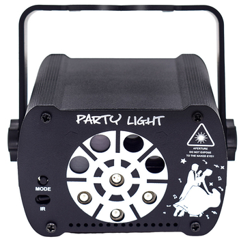 2023 трансгранична 8-дупкова UV сценична светлина лазерна светлина звездна проекционна светлина стробоскопска светлина Хелоуин диско парти светлина