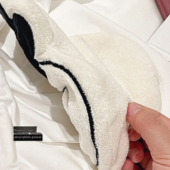 Prancūziško stiliaus pakabinamas sugeriantis sutirštintas mielas kūrybingas virtuvinis rankšluostis, koralų vilnos, populiarus mažas rankšluosčių įvyniojimas