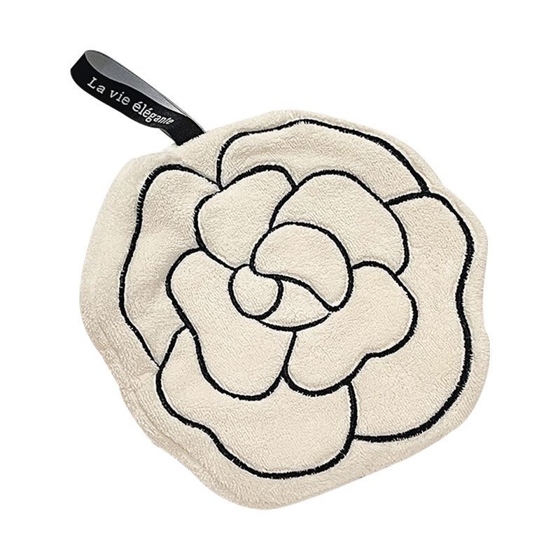 Prancūziško stiliaus pakabinamas sugeriantis sutirštintas mielas kūrybingas virtuvinis rankšluostis, koralų vilnos, populiarus mažas rankšluosčių įvyniojimas