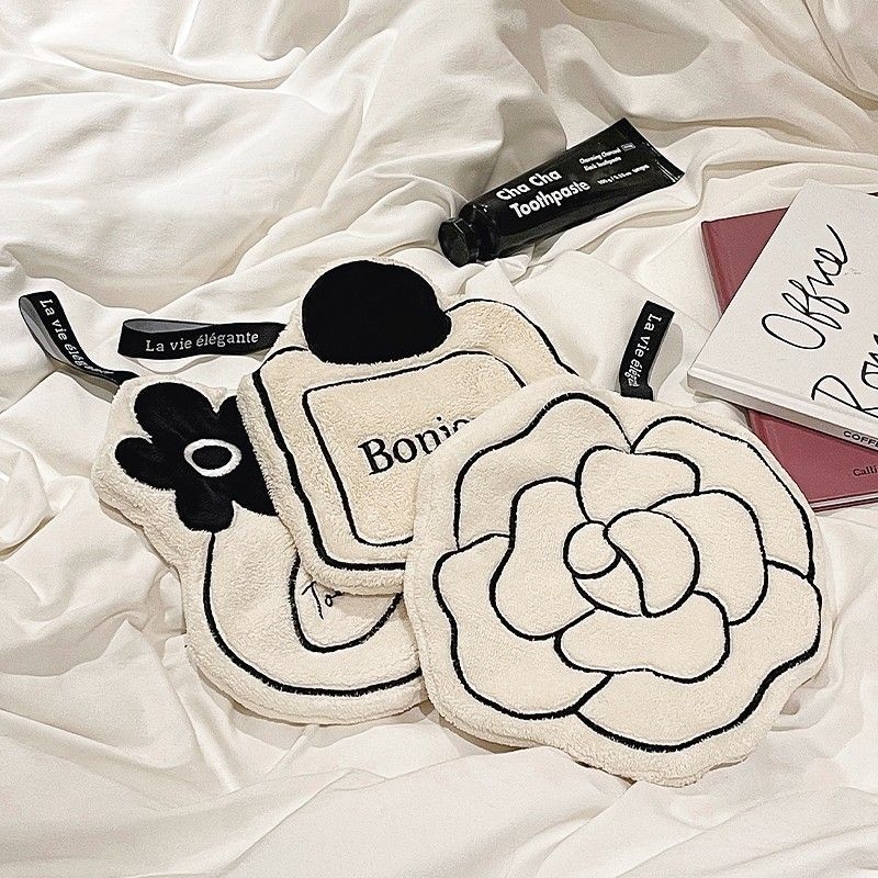 Prancūziško stiliaus pakabinamas sugeriantis sutirštintas mielas kūrybingas virtuvinis rankšluostis, koralų vilnos, populiarus mažas rankšluosčių įvyniojimas