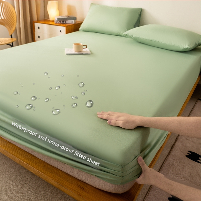 Vientisos spalvos skalbtos medvilnės vandeniui atsparus lovos užtiesalas, neslystantis, šlapimui atsparus čiužinio apsauginis užvalkalas, viešbučio pagalvės šerdies apsauginis užvalkalas, tarpvalstybinė užsienio prekyba