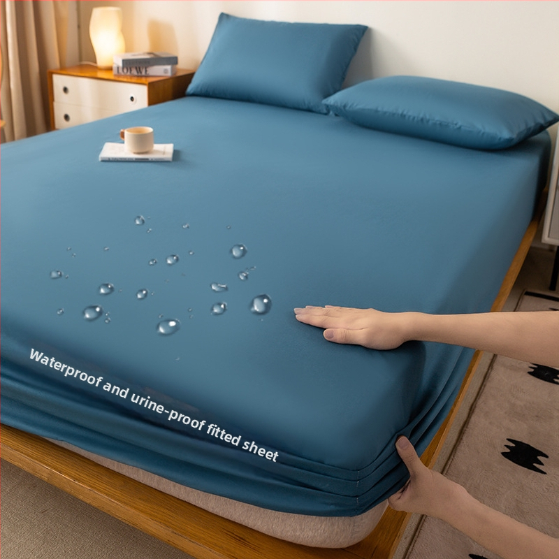 Vientisos spalvos skalbtos medvilnės vandeniui atsparus lovos užtiesalas, neslystantis, šlapimui atsparus čiužinio apsauginis užvalkalas, viešbučio pagalvės šerdies apsauginis užvalkalas, tarpvalstybinė užsienio prekyba