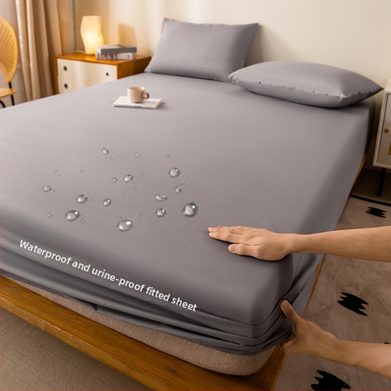 Ühevärviline pestud puuvillane veekindel voodikate libisemisvastane uriinikindel madratsi kaitsekate hotellipadja südamiku kaitsekate piiriülene väliskaubandus