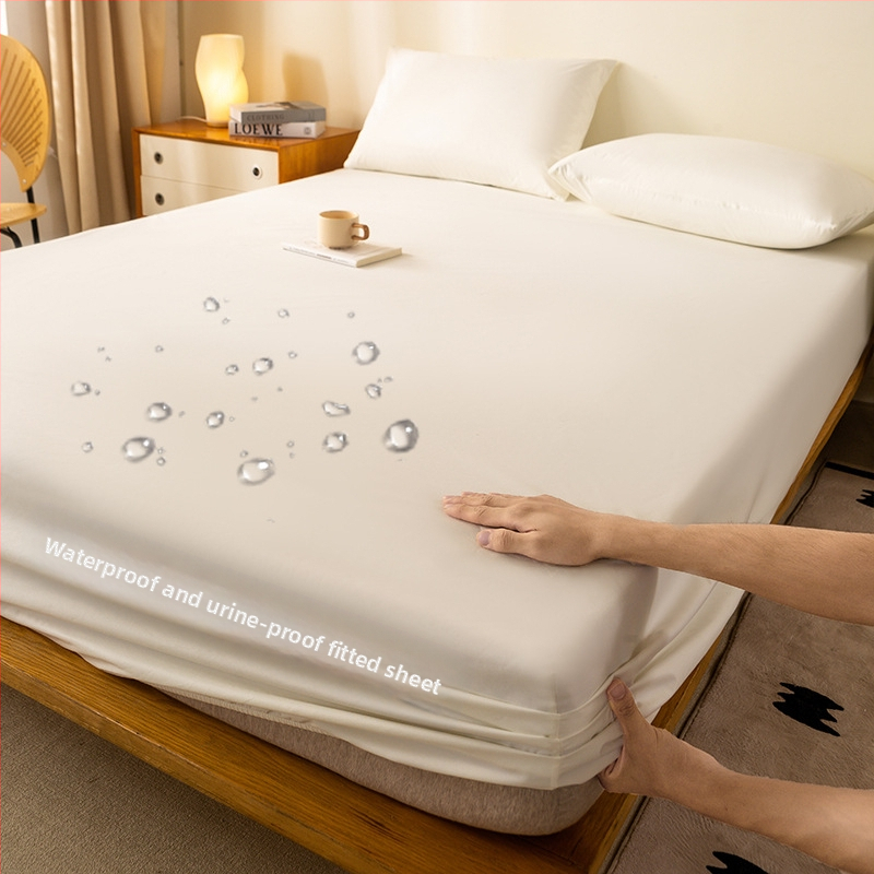 Ühevärviline pestud puuvillane veekindel voodikate libisemisvastane uriinikindel madratsi kaitsekate hotellipadja südamiku kaitsekate piiriülene väliskaubandus