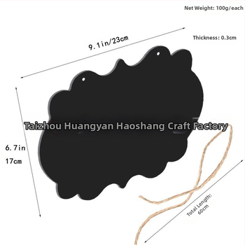 sandėlyje dvipusė juodos lentos pakabukas rankdarbiai kūrybinė lenta logotipas namų dekoravimas durų sąrašas „pasidaryk pats“ skelbimų lenta