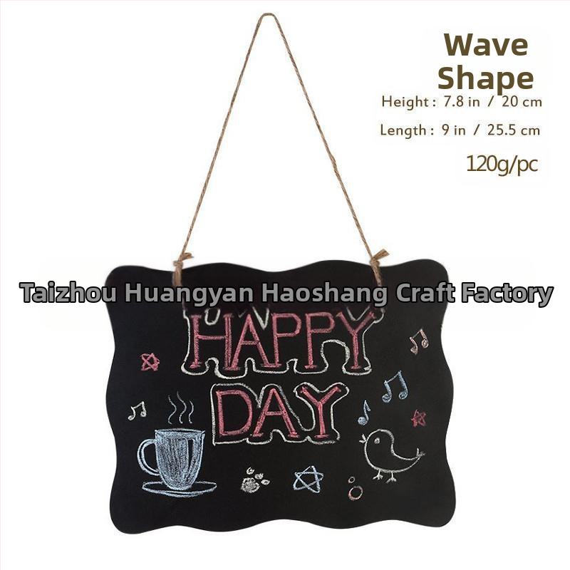 sandėlyje dvipusė juodos lentos pakabukas rankdarbiai kūrybinė lenta logotipas namų dekoravimas durų sąrašas „pasidaryk pats“ skelbimų lenta