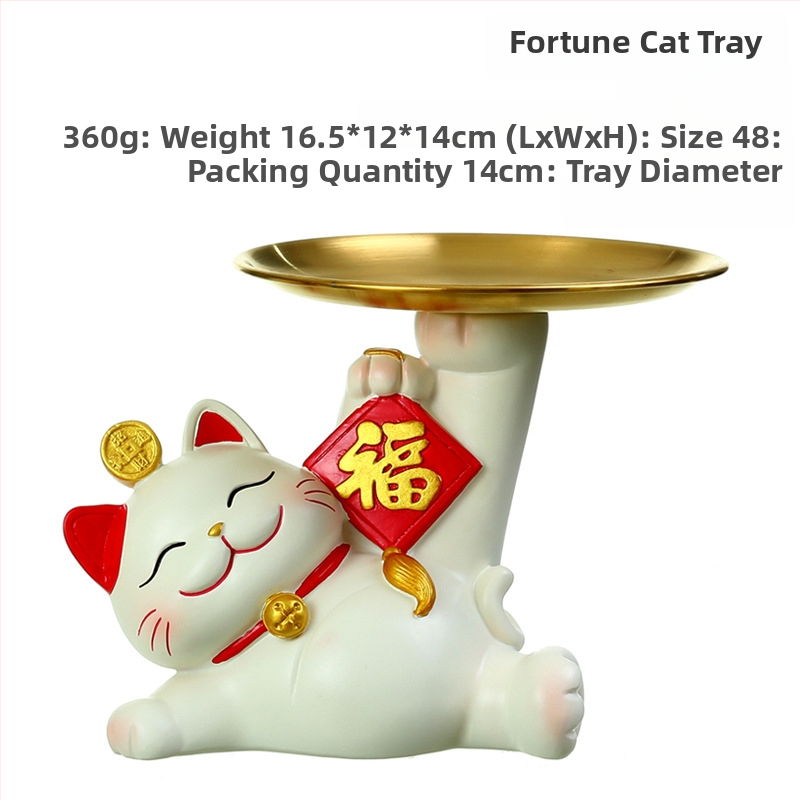 Loominguline õnneliku kassi salvrätikute kasti hoiustamine multifunktsionaalsed kaunistused sissepääsu elutoa kodukaunistused tipptasemel kingitus