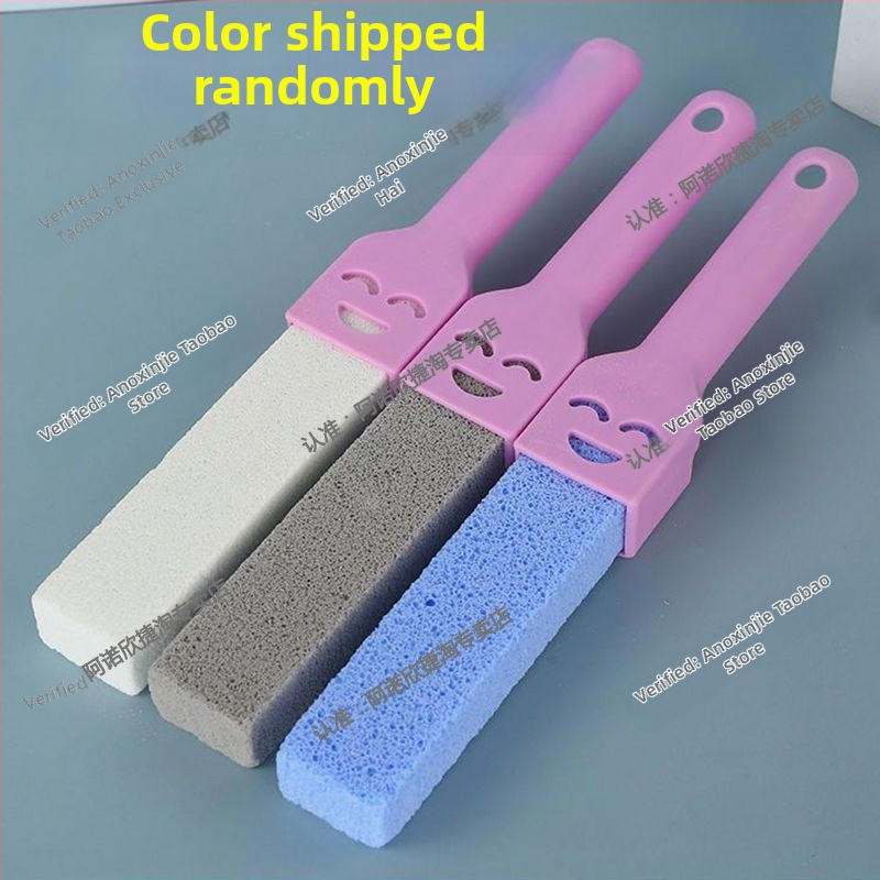 Habkő tisztítóstift Eltávolítja a foltokat anélkül, hogy holt sarkokat hagyna maga után, Eltávolítja a sárga foltokat és a vízvonalfoltokat, WC-tisztító, WC-kefe