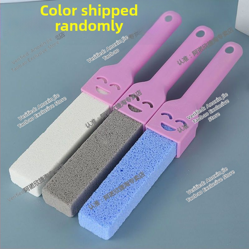 Habkő tisztítóstift Eltávolítja a foltokat anélkül, hogy holt sarkokat hagyna maga után, Eltávolítja a sárga foltokat és a vízvonalfoltokat, WC-tisztító, WC-kefe