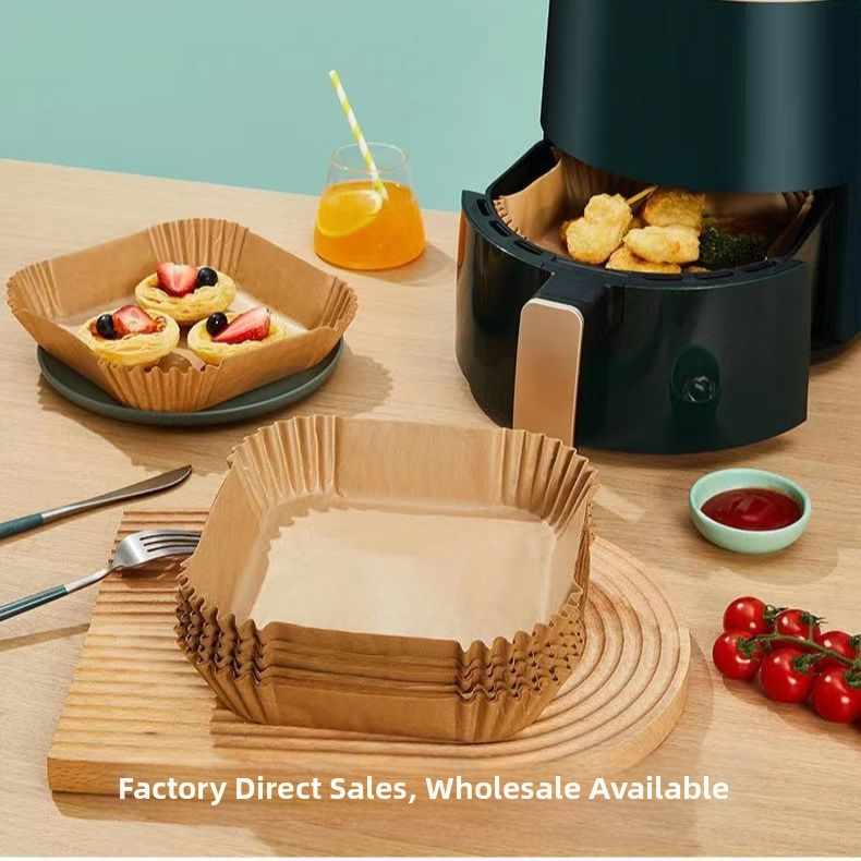 Tehase müügil olev ruudukujuline õhufritüür, spetsiaalne paber, silikoonõlipaber, õli imav paber, koogialus, ühekordne grill-küpsetuspaber