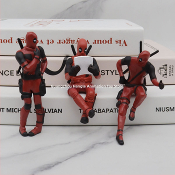 Φιγούρα Deadpool Model, Φιγούρα Γραφείου Χειρός War Machine Ξαπλωμένη, Κρατώντας μια Πινακίδα και Κοιτάζοντας Πίσω, Χονδρική Περιφερειακές Φιγούρες Anime