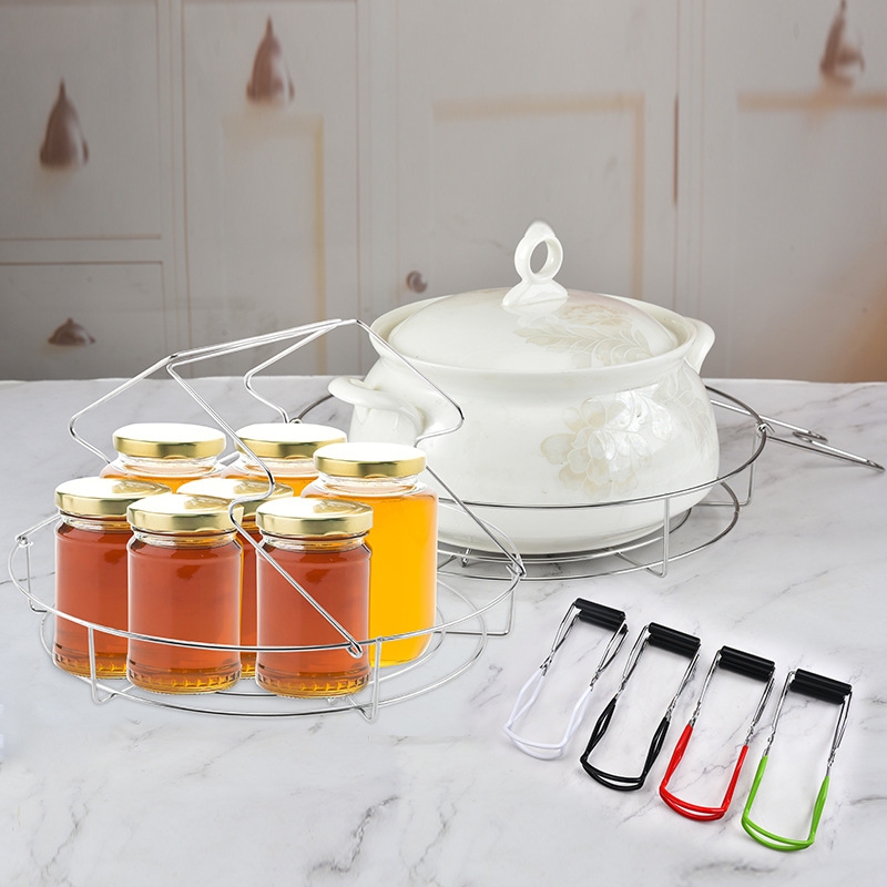 Amazon rozsdamentes acél konzervtartó, többfunkciós konyhai csipesz, tejesüveg hőszigetelő csipesz, gőzölős konzervtartó