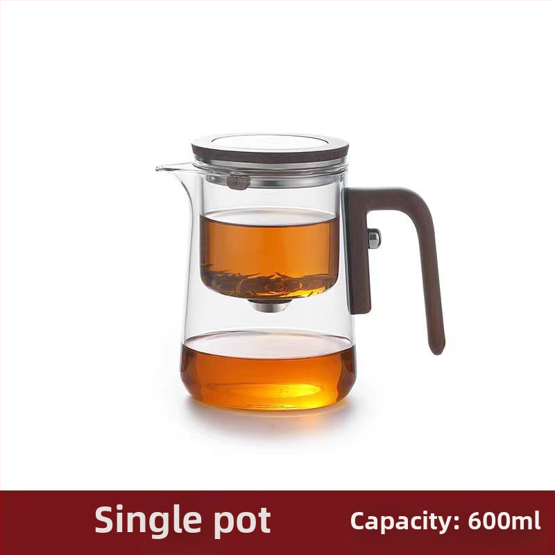 Vardata magnetiline lendlev tass klaasist vooderdisega teekannu tee eraldamine ühe võtmega filtriga majapidamistee komplekt laos hulgimüügis