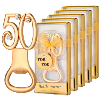 50 digitális sörnyitó esküvői reklám sörnyitó ajándék európai és amerikai ötvözet sör arany esküvői sörnyitó
