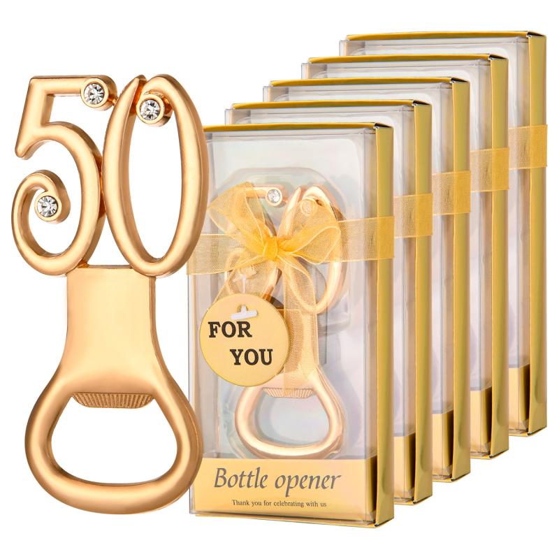 50 digitális sörnyitó esküvői reklám sörnyitó ajándék európai és amerikai ötvözet sör arany esküvői sörnyitó