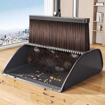 Šluota, šiukšlių semtuvėlis, namų apyvokos reikmuo, 2025 m. naujas šluotos, šiukšlių kastuvo kombinacija, artefaktas be plaukų