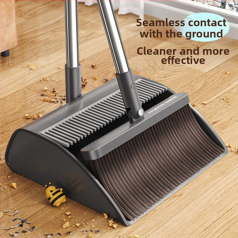 Šluota, šiukšlių semtuvėlis, namų apyvokos reikmuo, 2025 m. naujas šluotos, šiukšlių kastuvo kombinacija, artefaktas be plaukų