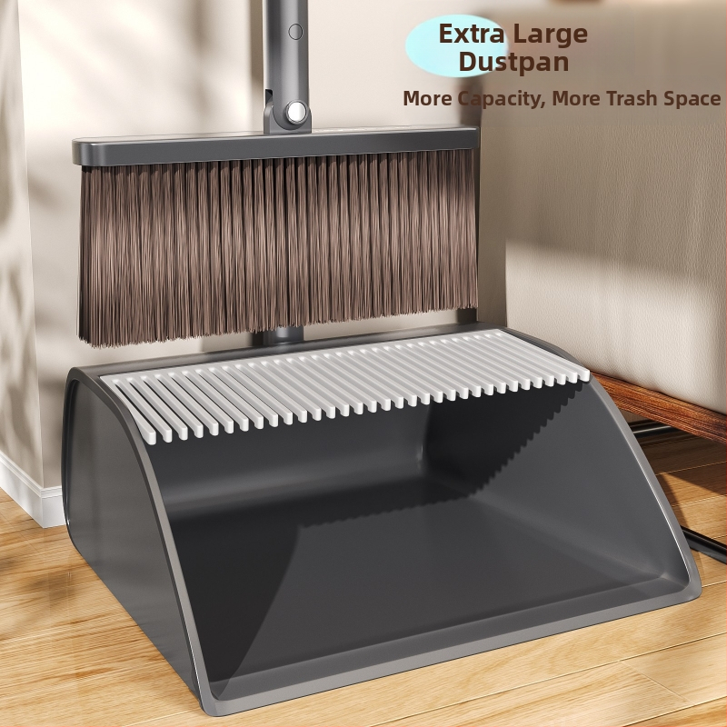 Šluota, šiukšlių semtuvėlis, namų apyvokos reikmuo, 2025 m. naujas šluotos, šiukšlių kastuvo kombinacija, artefaktas be plaukų